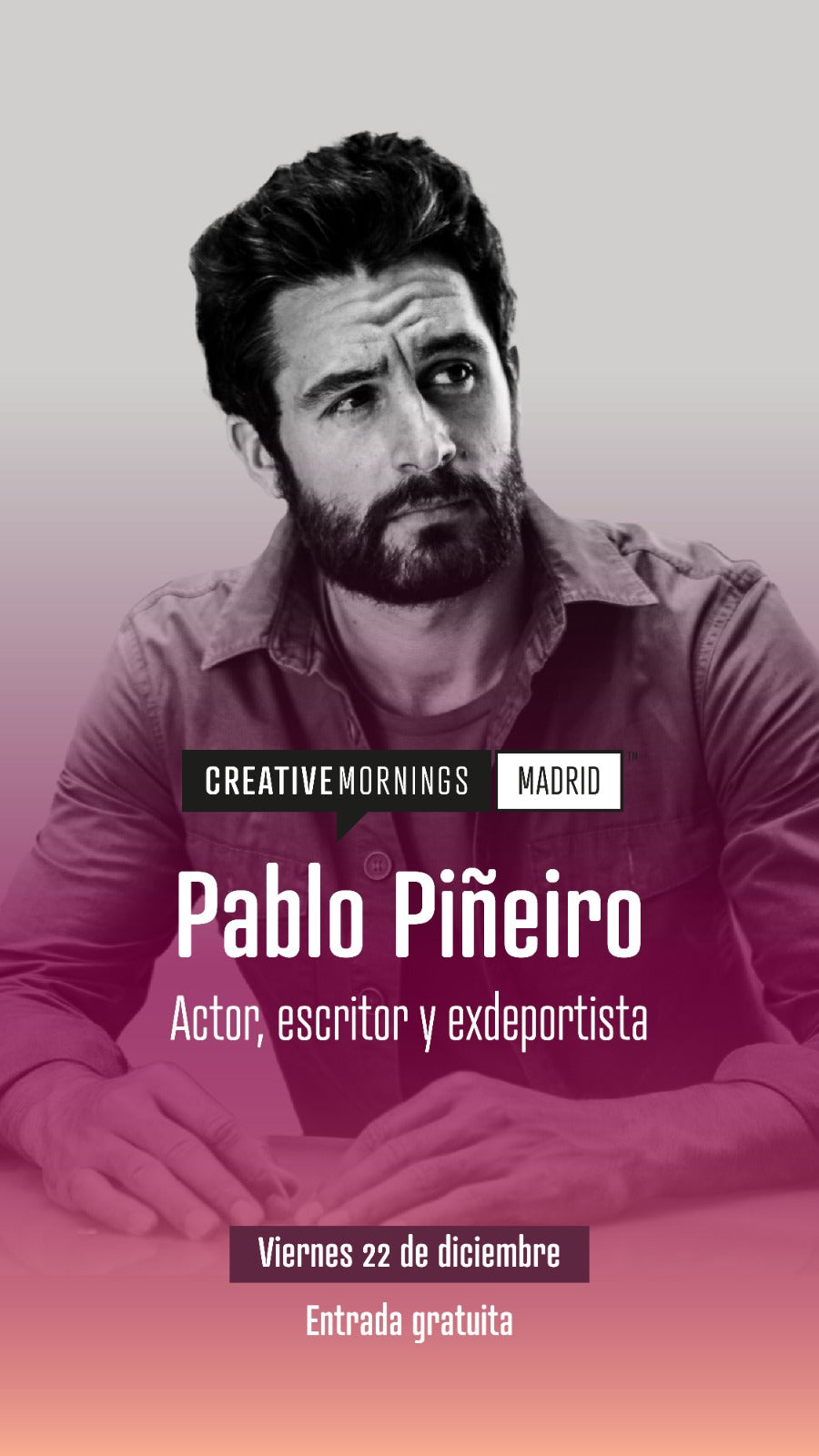 PAIN con Pablo Piñeiro - CreativeMornings Madrid